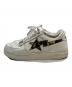A BATHING APE (ア ベイシング エイプ) ABC CAMO BAPE STA ホワイト サイズ:２6㎝：13000円