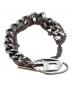 DIESEL（ディーゼル）の古着「ロゴブレスレット」｜シルバー