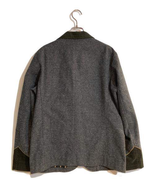 DRESS HIPPY（ドレスヒッピー）DRESS HIPPY (ドレスヒッピー) ツイードスモーキングジャケット セットアップ グレー サイズ:Sの古着・服飾アイテム
