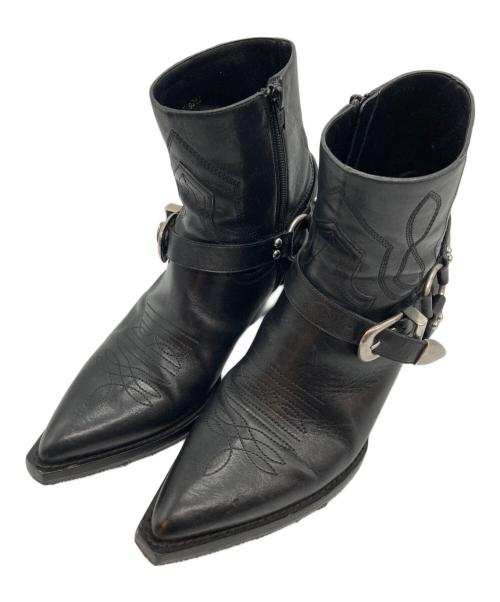 CELINE（セリーヌ）CELINE (セリーヌ) MOON ハーネス サイドジップハーネスブーツ ブラック サイズ:不明の古着・服飾アイテム