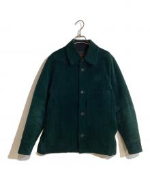 CABAN（キャバン）の古着「ストレッチコーデュロイ シャツブルゾン」｜グリーン