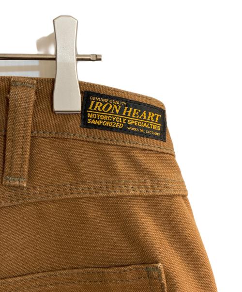 IRON HEART（アイアンハート）IRON HEART (アイアンハート) ダブルニーワークパンツ ブラウン サイズ:W38の古着・服飾アイテム