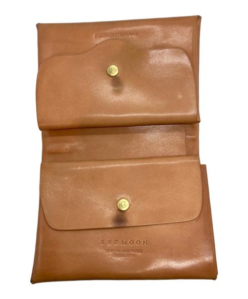 RED MOON（レッドムーン）RED MOON (レッドムーン) 2つ折りレザーウォレット ブラウンの古着・服飾アイテム
