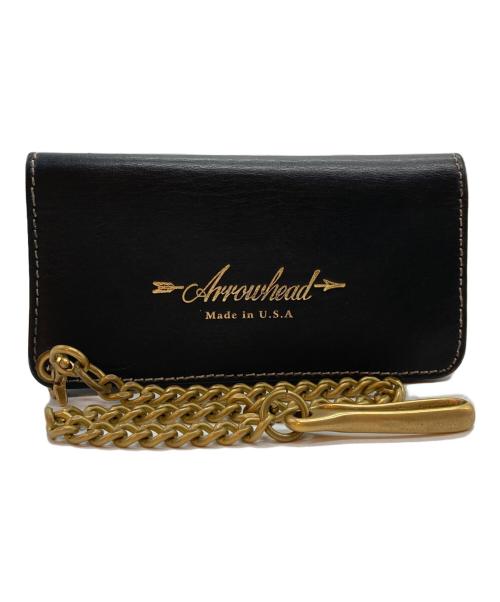 ARROWHEAD（アローヘッド）ARROWHEAD (アローヘッド) トラッカーウォレット ブラックの古着・服飾アイテム
