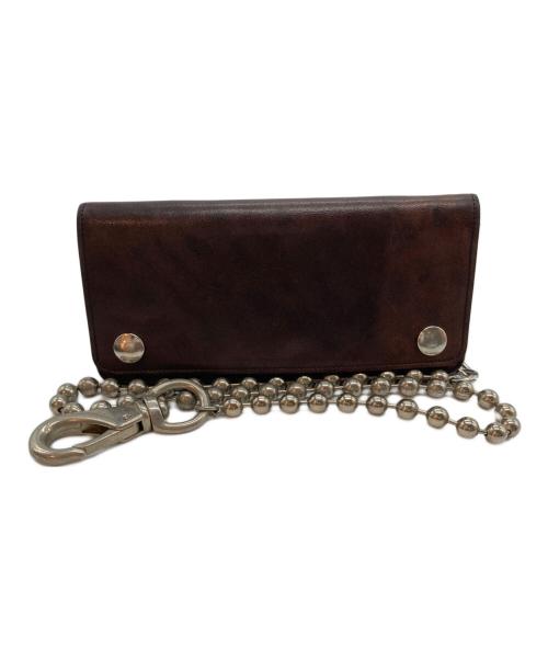 LEATHER LIFE（レザーライフ）LEATHER LIFE (レザーライフ) レザートラッカーウォレット ブラウンの古着・服飾アイテム