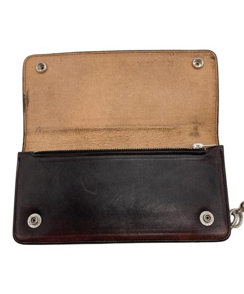 LEATHER LIFE（レザーライフ）LEATHER LIFE (レザーライフ) レザートラッカーウォレット ブラウンの古着・服飾アイテム