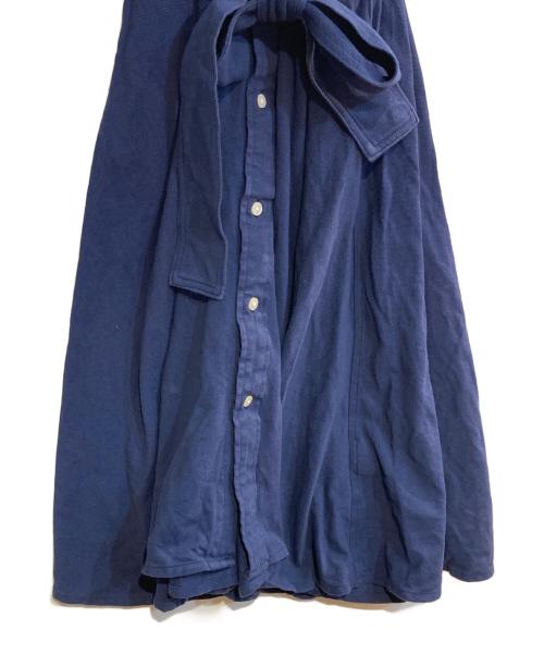 POLO RALPH LAUREN（ポロ・ラルフローレン）POLO RALPH LAUREN (ポロ・ラルフローレン) ポニー刺繍長袖ポロシャツワンピース ネイビー サイズ:ＸＳの古着・服飾アイテム