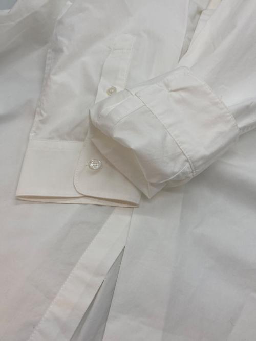 Rosarymoon（ロザリームーン）Rosarymoon (ロザリームーン) Back Ribbon Big Shirt ホワイト サイズ:FREEの古着・服飾アイテム