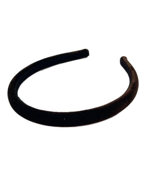 ALEXANDRE de Paris（アレクサンドルドゥパリ）ALEXANDRE DE PARIS (アレクサンドルドゥパリ) カチューシャ ブラウンの古着・服飾アイテム