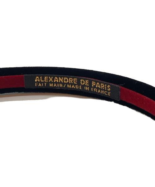 ALEXANDRE de Paris（アレクサンドルドゥパリ）ALEXANDRE DE PARIS (アレクサンドルドゥパリ) カチューシャ ブラックの古着・服飾アイテム