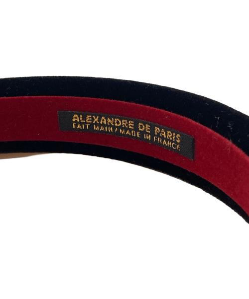ALEXANDRE de Paris（アレクサンドルドゥパリ）ALEXANDRE DE PARIS (アレクサンドルドゥパリ) カチューシャ ブラックの古着・服飾アイテム
