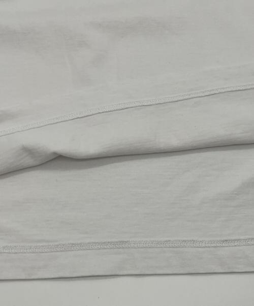 FFFFFFT（シロティ）FFFFFFT (シロティ) 吉田栄作 コットンTシャツ ホワイト サイズ:XLの古着・服飾アイテム