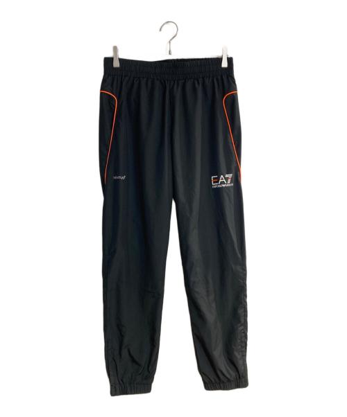 EMPORIO ARMANI（エンポリオ アルマーニ）EMPORIO ARMANI (エンポリオ アルマーニ) パイピングデザイントラックパンツ ブラック サイズ:Sの古着・服飾アイテム