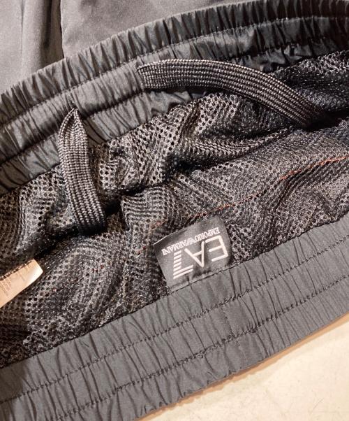 EMPORIO ARMANI（エンポリオ アルマーニ）EMPORIO ARMANI (エンポリオ アルマーニ) パイピングデザイントラックパンツ ブラック サイズ:Sの古着・服飾アイテム