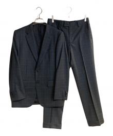 PAUL SMITH（ポールスミス）の古着「クラシックチェック シングル2B スーツ」｜ネイビー