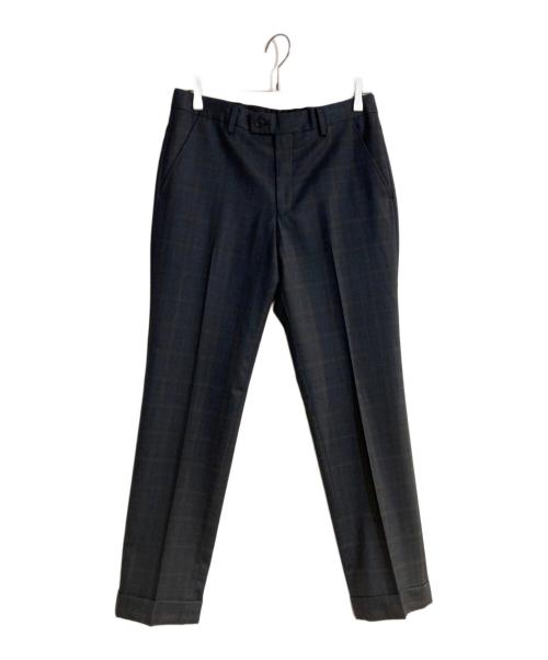 PAUL SMITH（ポールスミス）Paul Smith (ポールスミス) クラシックチェック シングル2B スーツ ネイビー サイズ:M (実寸ウエスト76cm/股下64cm）の古着・服飾アイテム