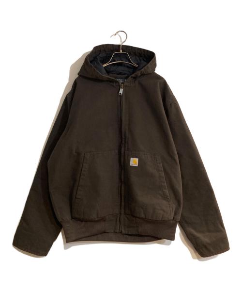 CarHartt（カーハート）CarHartt (カーハート) WASHED DUCK INSULATED ACTIVE JACKET ブラウン サイズ:Ｌの古着・服飾アイテム