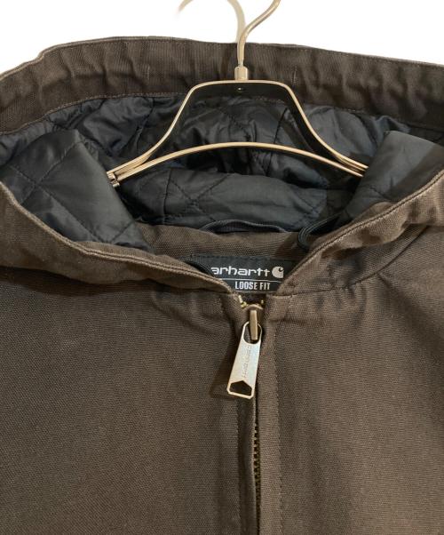 CarHartt（カーハート）CarHartt (カーハート) WASHED DUCK INSULATED ACTIVE JACKET ブラウン サイズ:Ｌの古着・服飾アイテム