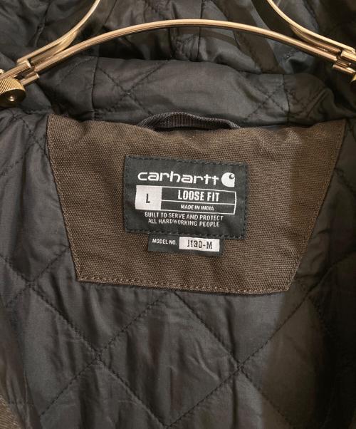 CarHartt（カーハート）CarHartt (カーハート) WASHED DUCK INSULATED ACTIVE JACKET ブラウン サイズ:Ｌの古着・服飾アイテム