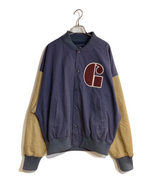 glamb（グラム）glamb (グラム) LOCALS ONLY Stadium JKT ネイビー サイズ:Ｌの古着・服飾アイテム