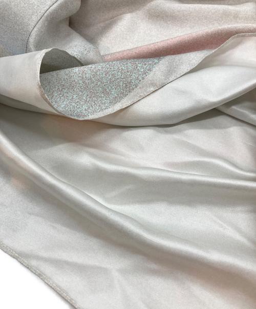 GIORGIO ARMANI（ジョルジョアルマーニ）GIORGIO ARMANI (ジョルジョアルマーニ) ドルマンシルクマーブルプリントブラウス グレー サイズ:38の古着・服飾アイテム