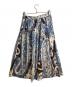 ANAYI (アナイ) ペイズリープリントタック スカート ブルー サイズ:38：22000円