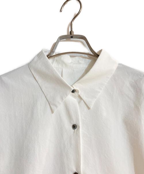 NOLLEY'S（ノーリーズ）NOLLEY'S (ノーリーズ) ウォッシャブル切替プリーツブラウス ホワイト サイズ:38の古着・服飾アイテム