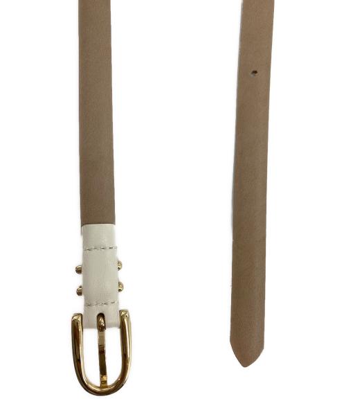 ANAYI（アナイ）ANAYI (アナイ) ダブルサルカンスライドベルト ホワイトの古着・服飾アイテム