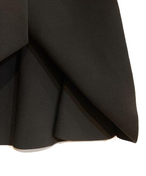 MADISON BLUE（マディソンブルー）MADISON BLUE (マディソンブルー) Wフェイス ミモレ フレアスカート ブラック サイズ:1の古着・服飾アイテム