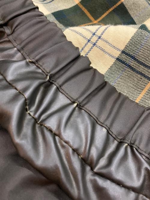 Barbour（バブアー）Barbour (バブアー) BEAMS F (ビームスエフ) TRANSPORT/トランスポート セージ オイルドコットン ウォッシュドジャケット オリーブ サイズ:38の古着・服飾アイテム