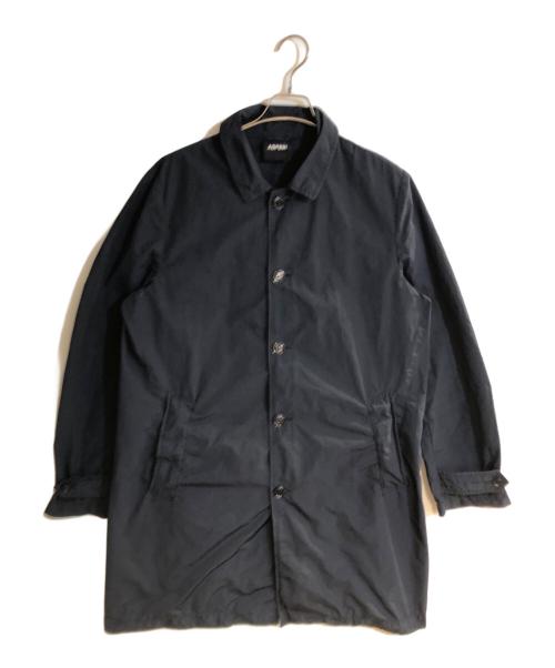 ASPESI（アスペジ）ASPESI (アスペジ) ナイロンパッカブルステンカラーコート ネイビー サイズ:Ｌの古着・服飾アイテム