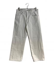 UNITED ARROWS（ユナイテッドアローズ）の古着「バギー デニムパンツ」｜ホワイト