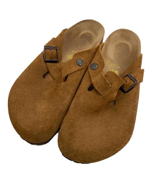 BIRKENSTOCK（ビルケンシュトック）BIRKENSTOCK (ビルケンシュトック) BOSTON スウェードサンダル ブラウン サイズ:25の古着・服飾アイテム