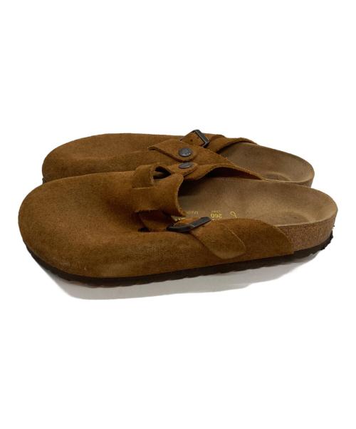 BIRKENSTOCK（ビルケンシュトック）BIRKENSTOCK (ビルケンシュトック) BOSTON スウェードサンダル ブラウン サイズ:25の古着・服飾アイテム