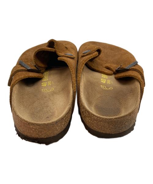 BIRKENSTOCK（ビルケンシュトック）BIRKENSTOCK (ビルケンシュトック) BOSTON スウェードサンダル ブラウン サイズ:25の古着・服飾アイテム