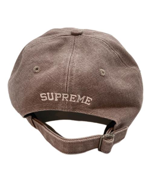 SUPREME（シュプリーム）Supreme (シュプリーム) Pigment S Logo 6-Panel ブラウンの古着・服飾アイテム