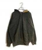 POLO RALPH LAURENポロ・ラルフローレン）の古着「ポリウールフーデットジャケット」｜グリーン