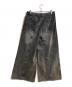 FENG CHEN WANG (フェンチェンワン) FCW ASYMETRIC WIDE LEG JEANS WITH PANEL REMAKE インディゴ サイズ:L 股下70cm（裾上げ有）：25000円