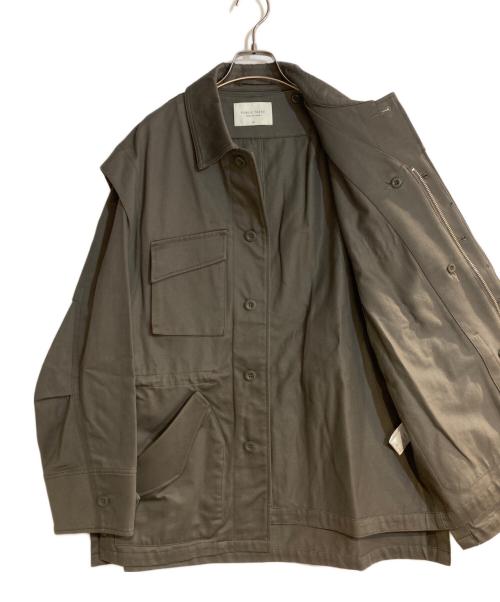 PUBLIC TOKYO（パブリックトウキョウ）PUBLIC TOKYO (パブリックトウキョウ) 3WAY ミリタリーベストライナーブルゾン ベージュ サイズ:01の古着・服飾アイテム