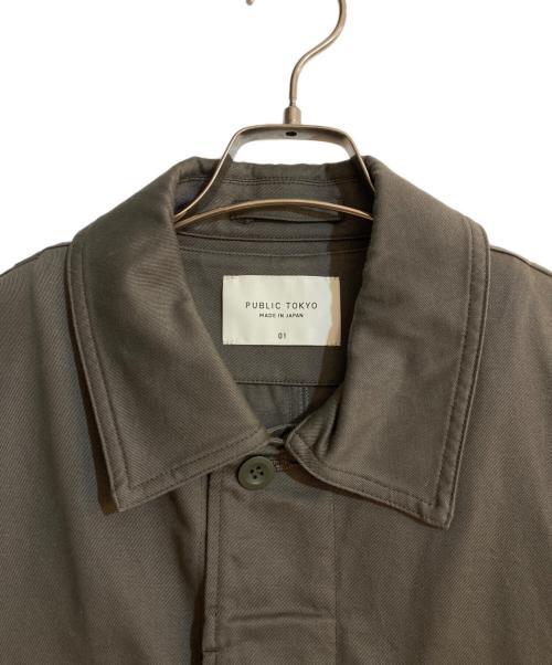 PUBLIC TOKYO（パブリックトウキョウ）PUBLIC TOKYO (パブリックトウキョウ) 3WAY ミリタリーベストライナーブルゾン ベージュ サイズ:01の古着・服飾アイテム