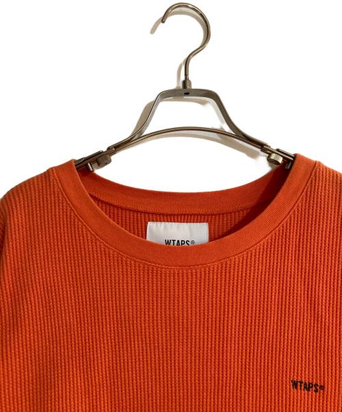 WTAPS（ダブルタップス）WTAPS (ダブルタップス) WAFFLE LS TEE COTTON オレンジ サイズ:X03の古着・服飾アイテム