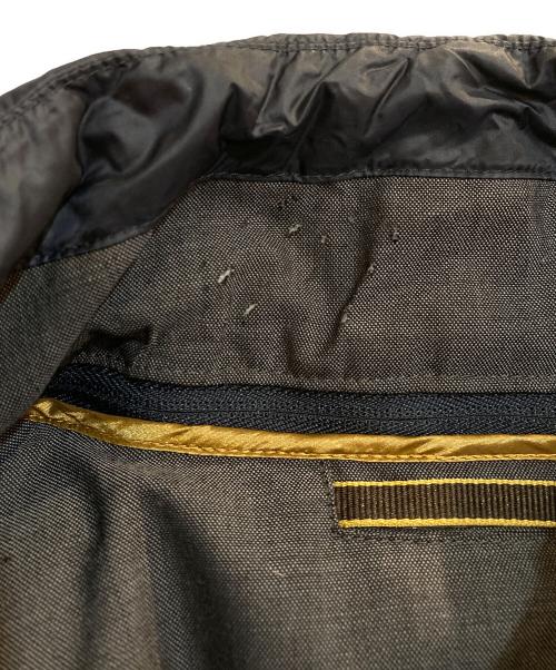 MOORER（ムーレー）MOORER (ムーレー) カラー レイヤード ダウンジャケット ネイビー サイズ:４6の古着・服飾アイテム