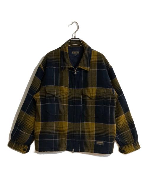 PENDLETON（ペンドルトン）PENDLETON (ペンドルトン) niko and (ニコアンド) ZIP CPO JACKET/ジップアップシーピーオージャケット イエロー サイズ:Mの古着・服飾アイテム
