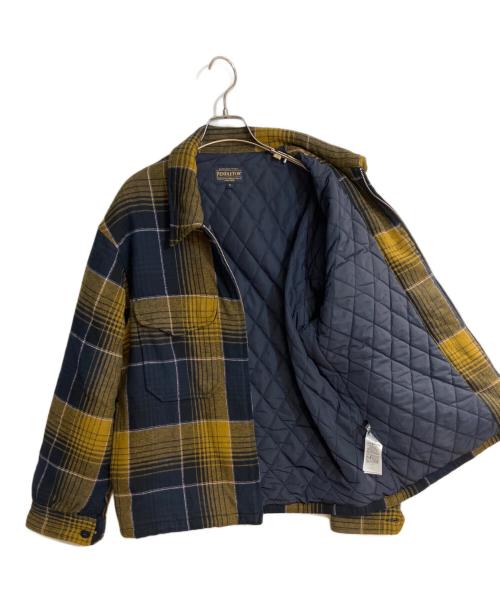 PENDLETON（ペンドルトン）PENDLETON (ペンドルトン) niko and (ニコアンド) ZIP CPO JACKET/ジップアップシーピーオージャケット イエロー サイズ:Mの古着・服飾アイテム