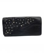 ANTEPRIMAアンテプリマ）の古着「ラインストーン付長財布」｜ブラック