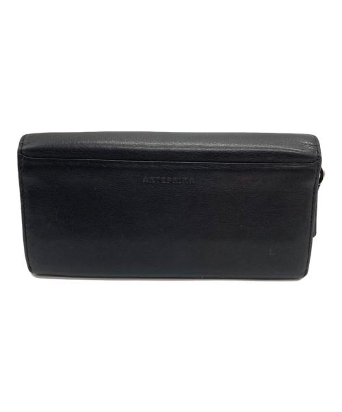 ANTEPRIMA（アンテプリマ）ANTEPRIMA (アンテプリマ) ラインストーン付長財布 ブラックの古着・服飾アイテム