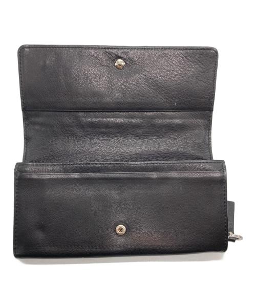 ANTEPRIMA（アンテプリマ）ANTEPRIMA (アンテプリマ) ラインストーン付長財布 ブラックの古着・服飾アイテム