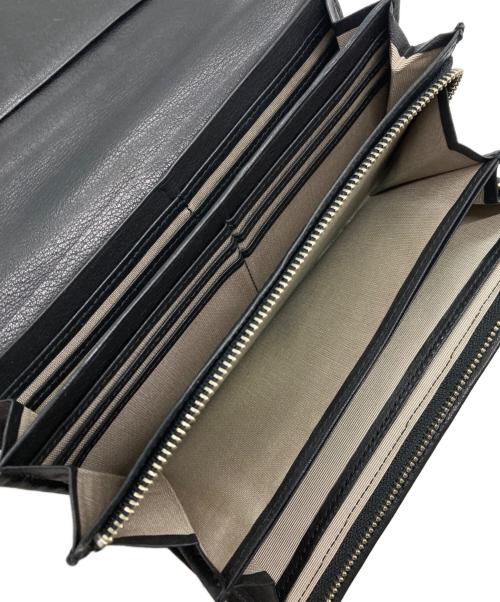 ANTEPRIMA（アンテプリマ）ANTEPRIMA (アンテプリマ) ラインストーン付長財布 ブラックの古着・服飾アイテム