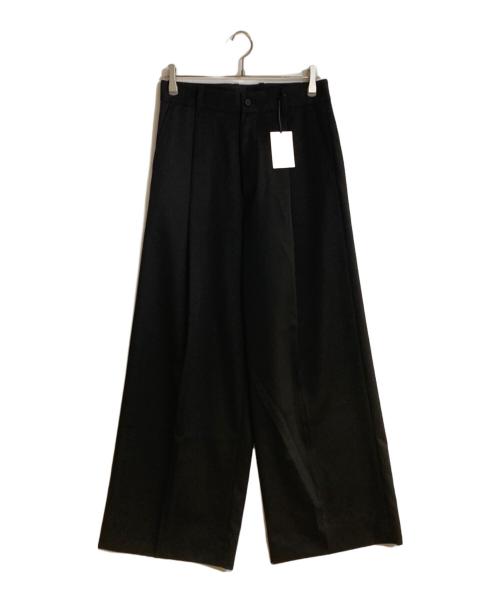 stein（シュタイン）stein (シュタイン) EXTRA WIDE TROUSERS/エクストラワイドトラウザーズ ブラック サイズ:S 未使用品の古着・服飾アイテム
