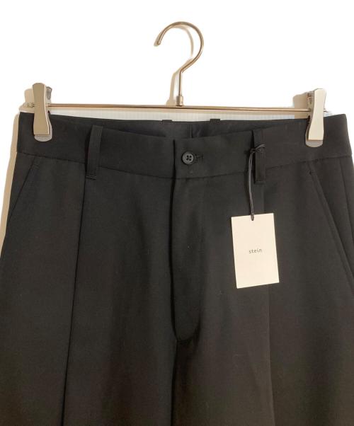 stein（シュタイン）stein (シュタイン) EXTRA WIDE TROUSERS/エクストラワイドトラウザーズ ブラック サイズ:S 未使用品の古着・服飾アイテム